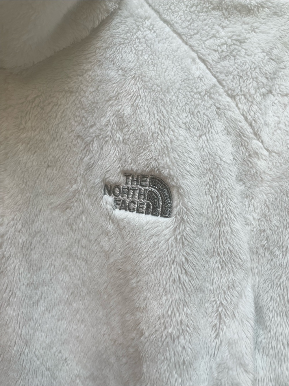 The North Face Women's Osito Fleece Jacket - White Small - Picture 3 of 11